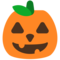 Jack-O-Lantern emoji on Mozilla